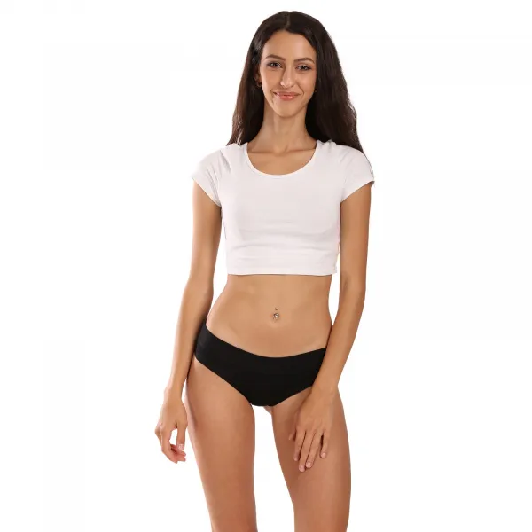 Dámske tangá Lovelygirl čierna (3678-black) S