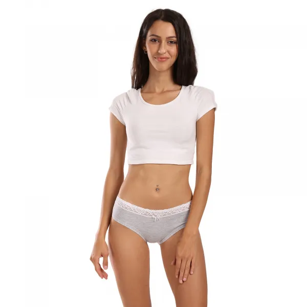 Dámske nohavičky Lovelygirl šedé (8309-grey) M