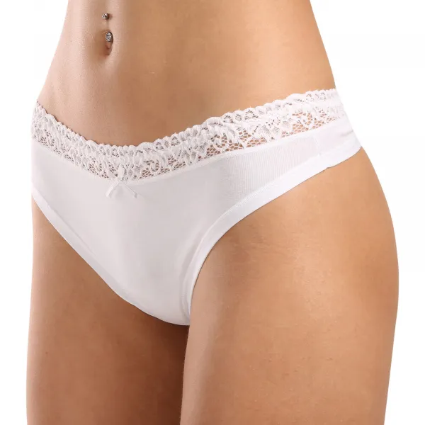 Dámske tangá Lovelygirl biela (8307--white) M