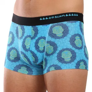 Pánske boxerky 69SLAM hip bamboo SKULL MANDALA (MHBSKM-BB) M, trenky