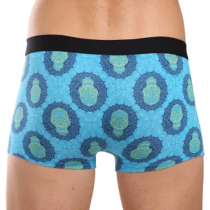 Pánske boxerky 69SLAM hip bamboo SKULL MANDALA (MHBSKM-BB) M, trenky