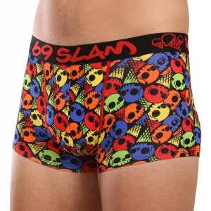 Pánske boxerky 69SLAM hip bamboo SKULL CONE (MHBSKC-BB) M, trenky
