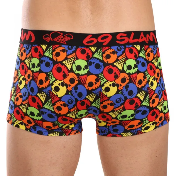 Pánske boxerky 69SLAM hip bamboo SKULL CONE (MHBSKC-BB) M, trenky