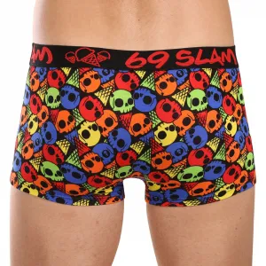 Pánske boxerky 69SLAM hip bamboo SKULL CONE (MHBSKC-BB) M, trenky