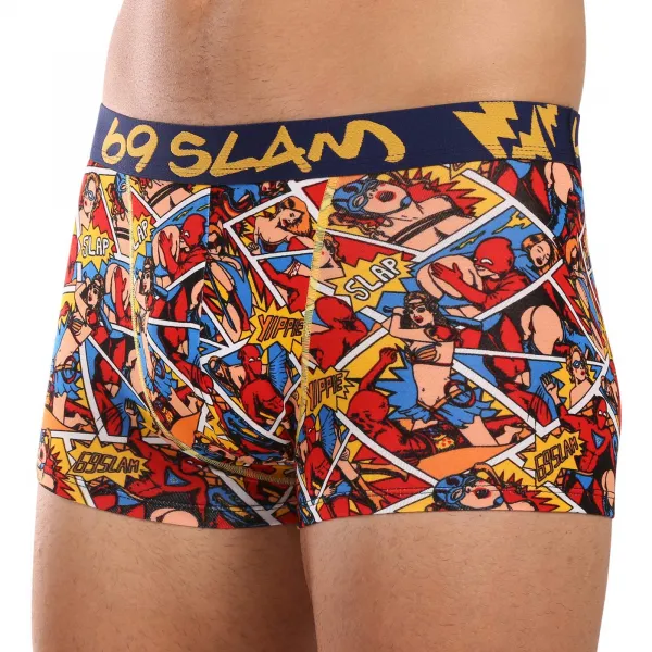 Pánske boxerky 69SLAM hip bamboo PERVERT HERO (MHBPVO-BB) S, trenky
