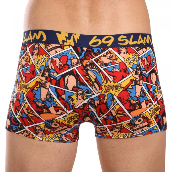 Pánske boxerky 69SLAM hip bamboo PERVERT HERO (MHBPVO-BB) S, trenky