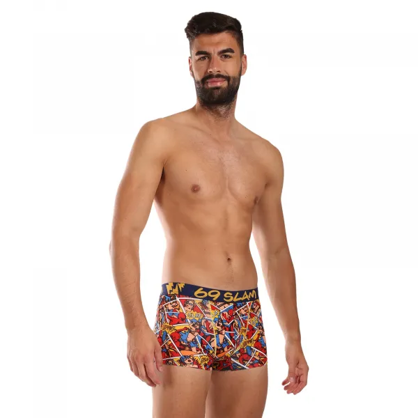 Pánske boxerky 69SLAM hip bamboo PERVERT HERO (MHBPVO-BB) S, trenky
