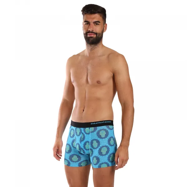 Pánske boxerky 69SLAM fit bamboo SKULL MANDALA (MPBSKM-BB) M, trenky