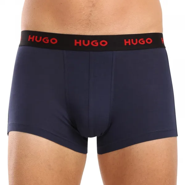 3PACK pánske boxerky HUGO viacfarebné (50517894 975) M, trenky