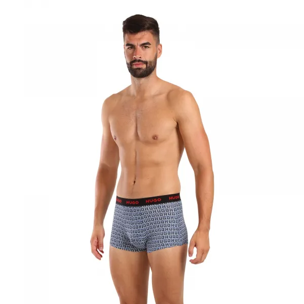 3PACK pánske boxerky HUGO viacfarebné (50517894 975) M, trenky