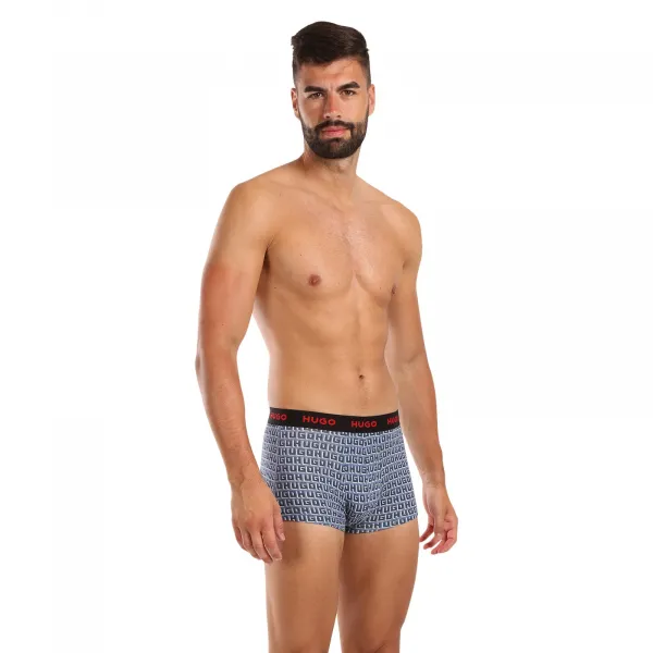 3PACK pánske boxerky HUGO viacfarebné (50517894 975) M, trenky