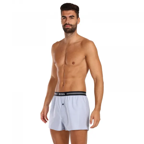3PACK pánske trenky BOSS viacfarebné (50480034 403) S, trenírky