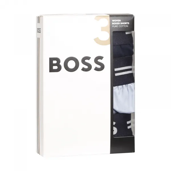 3PACK pánske trenky BOSS viacfarebné (50480034 403) S, trenírky