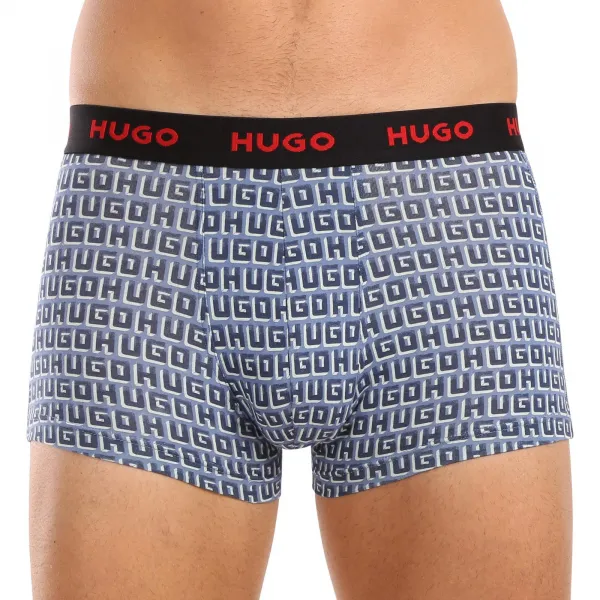 3PACK pánske boxerky HUGO viacfarebné (50517894 975) M, trenky