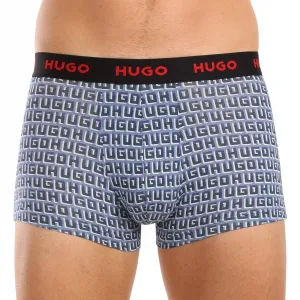 3PACK pánske boxerky HUGO viacfarebné (50517894 975) M, trenky