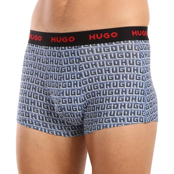 3PACK pánske boxerky HUGO viacfarebné (50517894 975) M, trenky