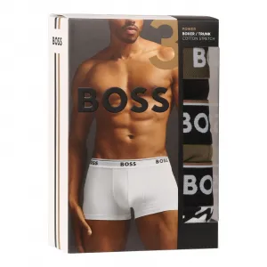 3PACK pánske boxerky BOSS viacfarebné (50517829 965) M, trenky