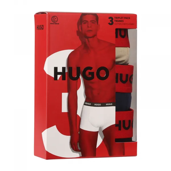 3PACK pánske boxerky HUGO viacfarebné (50517878 962) M, trenky