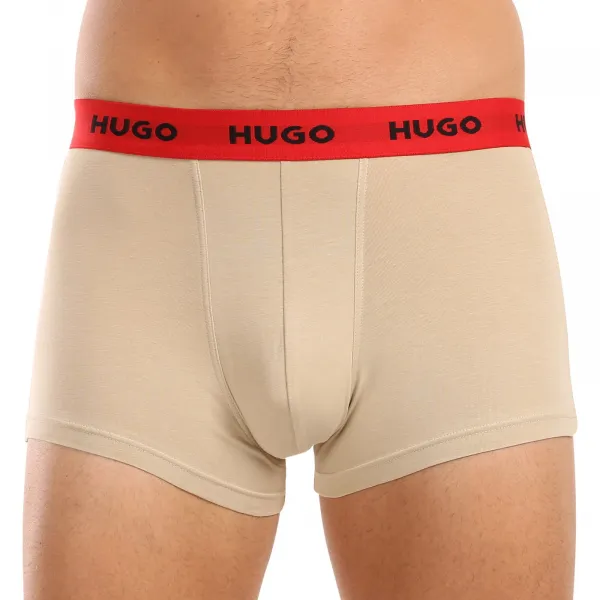 3PACK pánske boxerky HUGO viacfarebné (50517878 962) M, trenky