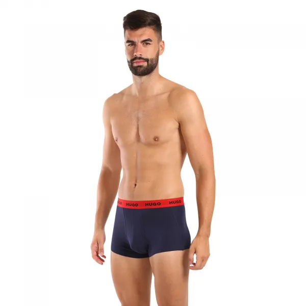 3PACK pánske boxerky HUGO viacfarebné (50517878 962) M, trenky