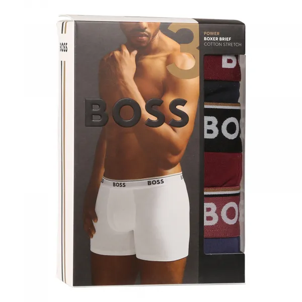 3PACK pánske boxerky BOSS viacfarebné (50517828 984) M, trenky