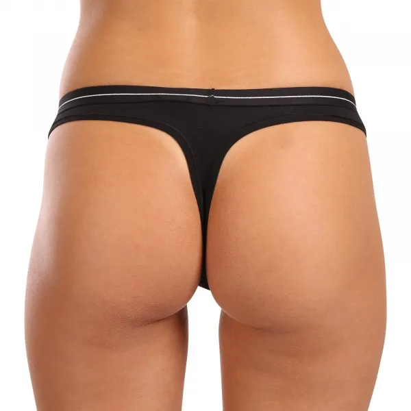 3PACK dámske tangá BOSS čierná (50510030 001) M