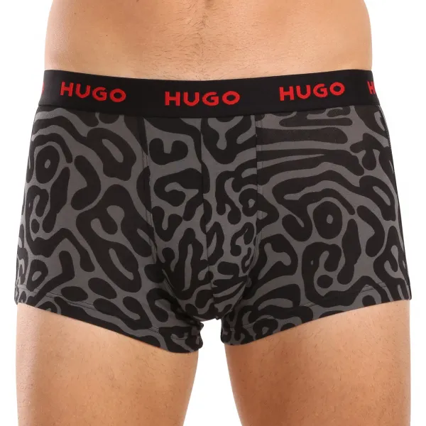 3PACK pánske boxerky HUGO viacfarebné (50517894 974) M, trenky