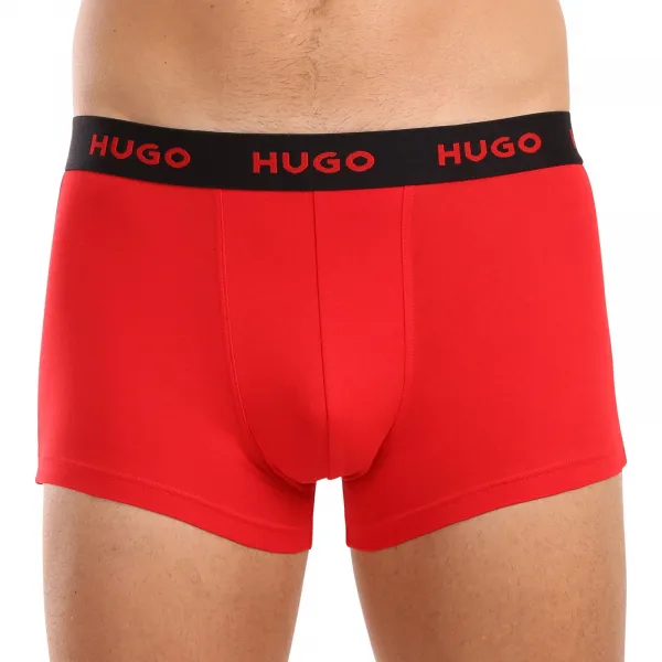 3PACK pánske boxerky HUGO viacfarebné (50517894 974) M, trenky
