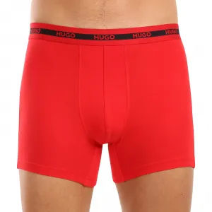 3PACK pánske boxerky HUGO viacfarebné (50520475 971) M, trenky