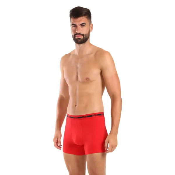 3PACK pánske boxerky HUGO viacfarebné (50520475 971) M, trenky