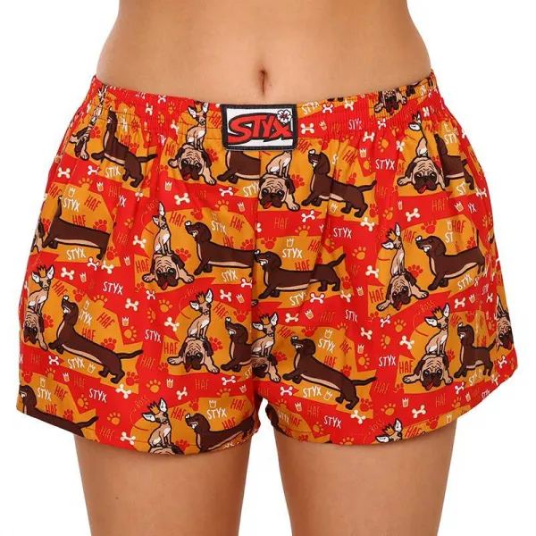 3PACK dámske trenky Styx art klasická guma viacfarebné (3K14744) S, trenírky