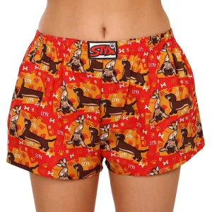 3PACK dámske trenky Styx art klasická guma viacfarebné (3K14744) S, trenírky