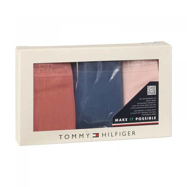 3PACK dámske tangá Tommy Hilfiger viacfarebná (UW0UW04890 0VV) S