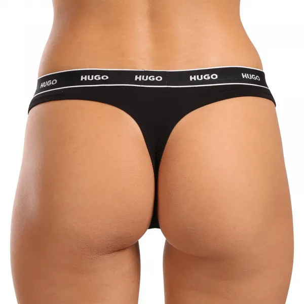 3PACK dámske tangá HUGO viacferbná (50495870 661) M