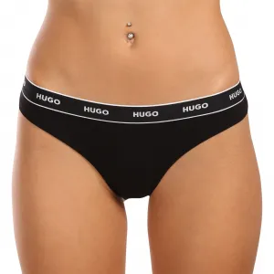 3PACK dámske tangá HUGO viacferbná (50495870 661) M