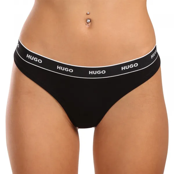 3PACK dámske tangá HUGO viacferbná (50495870 661) M