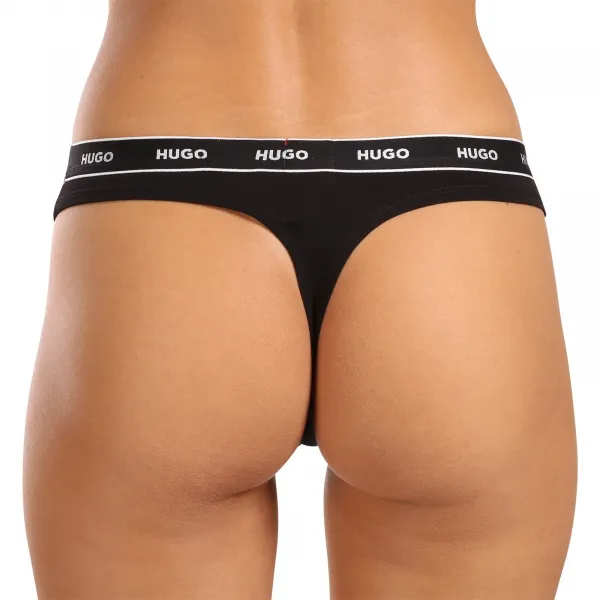 3PACK dámske tangá HUGO viacferbná (50480150 962) M