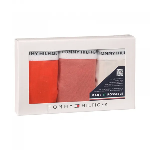 3PACK dámske tangá Tommy Hilfiger viacfarebná (UW0UW04894 0VG) M