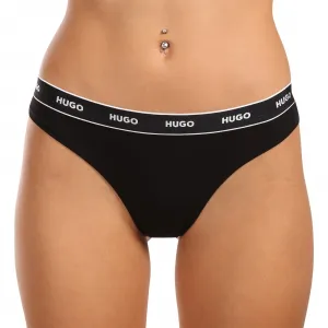 3PACK dámske tangá HUGO viacferbná (50495870 536) M