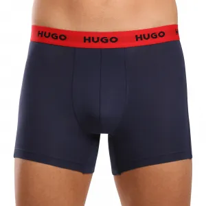 3PACK pánske boxerky HUGO viacfarebné (50517887 979) M, trenky