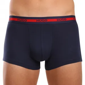 3PACK pánske boxerky HUGO viacfarebné (50517883 970) M, trenky