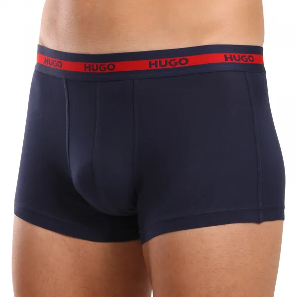 3PACK pánske boxerky HUGO viacfarebné (50517883 970) M, trenky