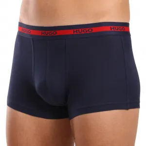 3PACK pánske boxerky HUGO viacfarebné (50517883 970) M, trenky