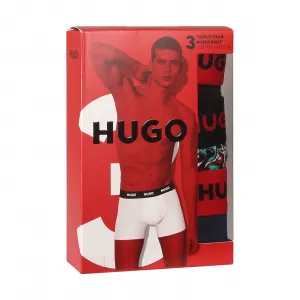 3PACK pánske boxerky HUGO viacfarebné (50517887 979) M, trenky