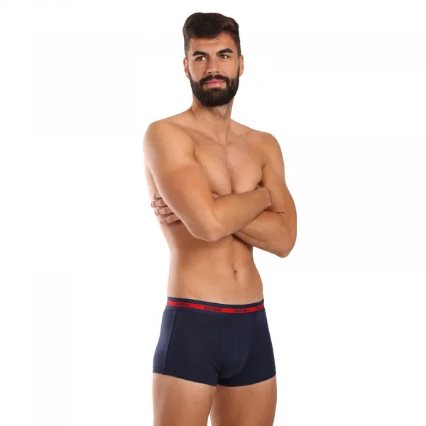 3PACK pánske boxerky HUGO viacfarebné (50517883 970) M, trenky