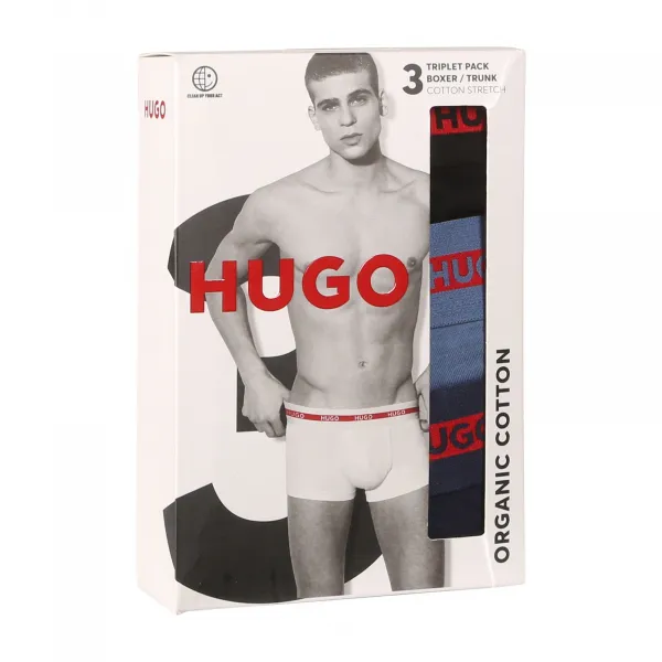 3PACK pánske boxerky HUGO viacfarebné (50517883 970) M, trenky