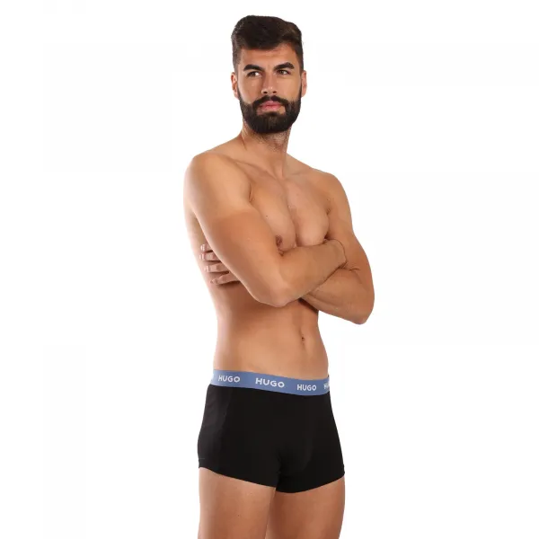 3PACK pánske boxerky HUGO viacfarebné (50517878 961) M, trenky