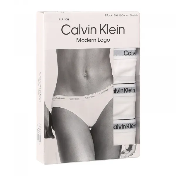 3PACK dámske nohavičky Calvin Klein biele (QD5207E-100) M