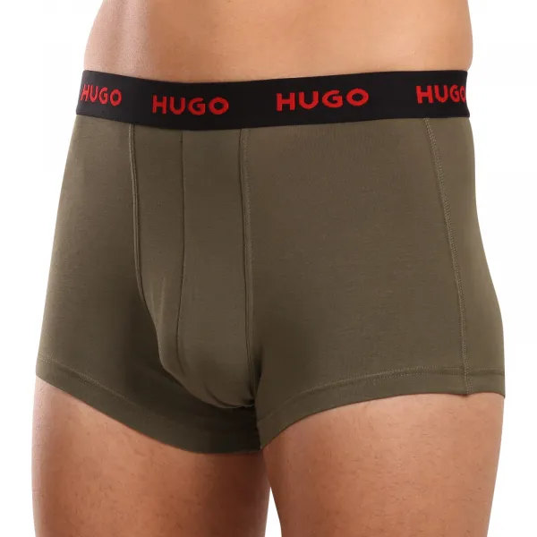 3PACK pánske boxerky HUGO viacfarebné (50517878 964) M, trenky