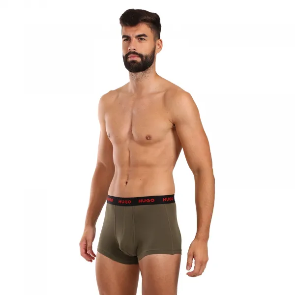 3PACK pánske boxerky HUGO viacfarebné (50517878 964) M, trenky